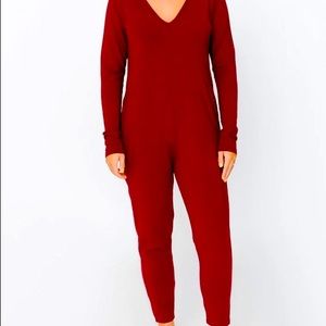 Smash & Tess burgundy Friday romper